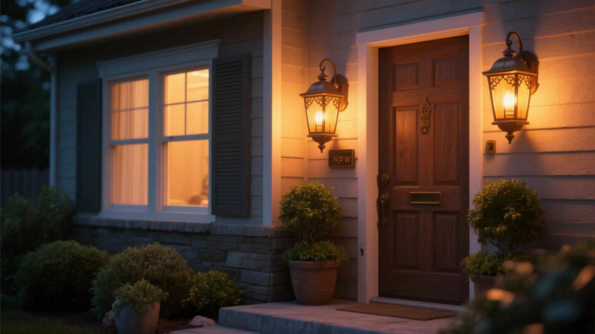 5. Decorative lantern-style LEDs for character