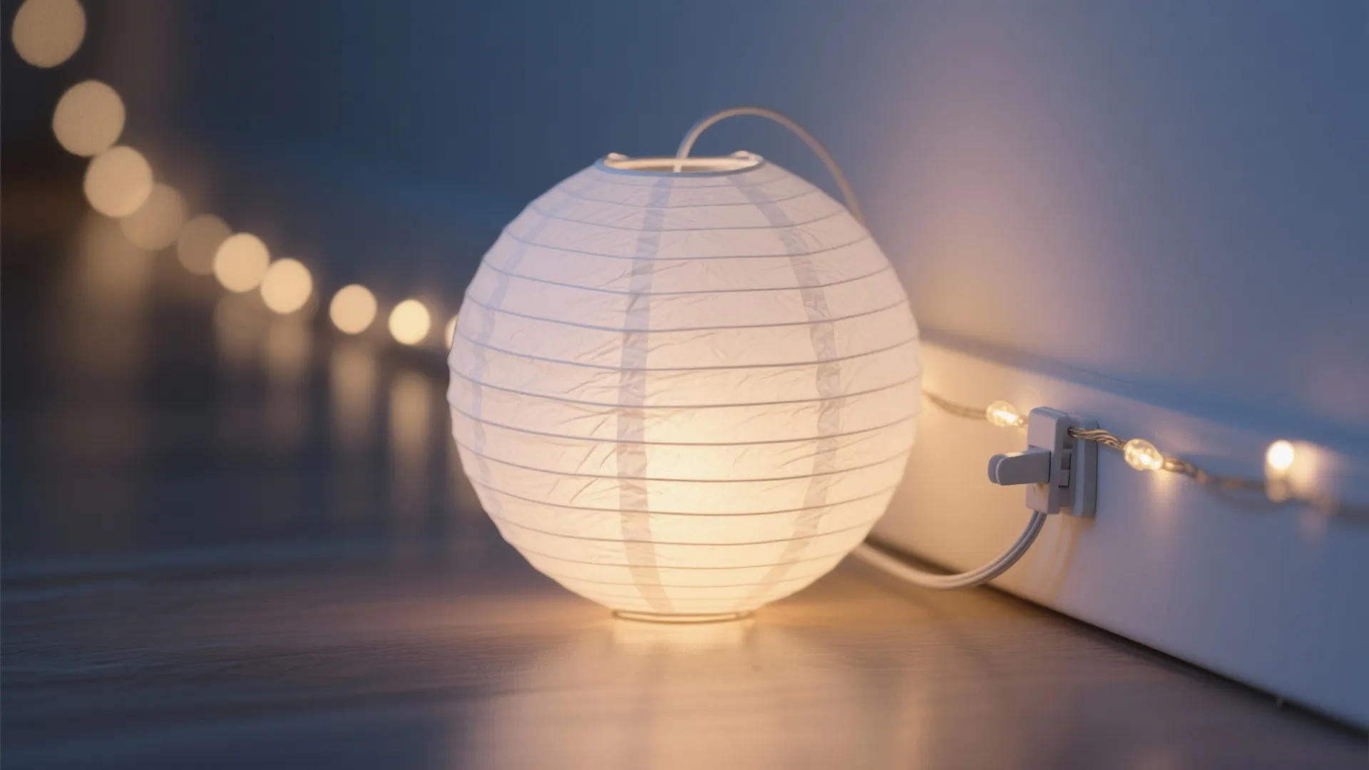 Cozy Lighting Layer: Warm LEDs, Paper Lanterns, and Night-Mode Glow