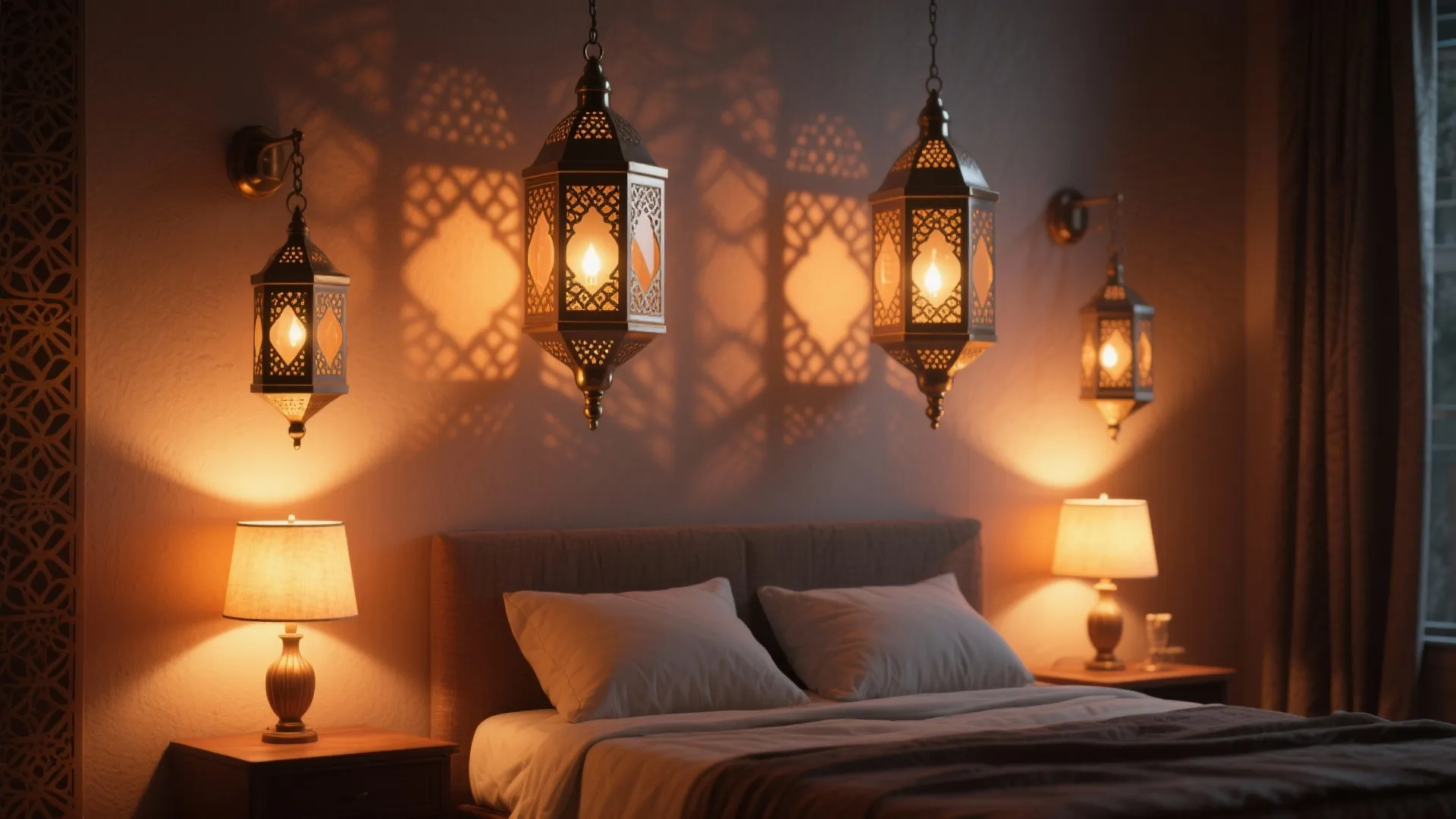 3. Layered Lighting and Lanterns