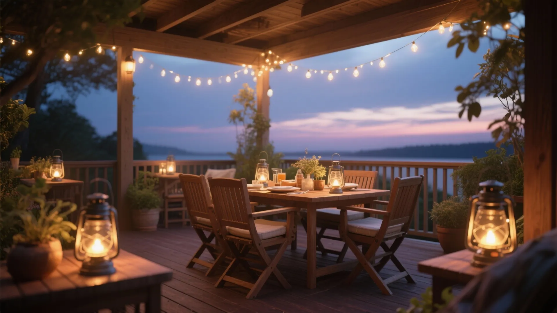 7. Mood Lighting with Lanterns