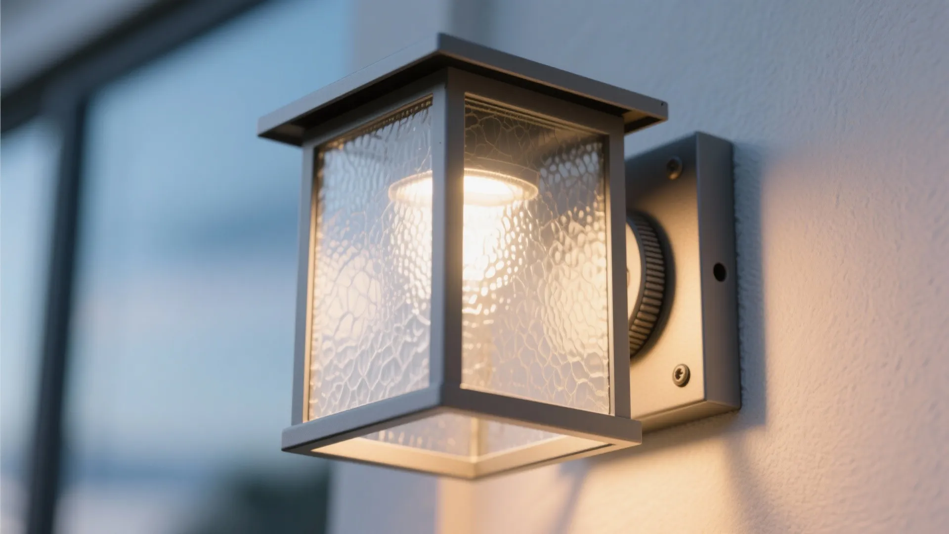 2) Glass-shielded lanterns for soft, diffuse comfort