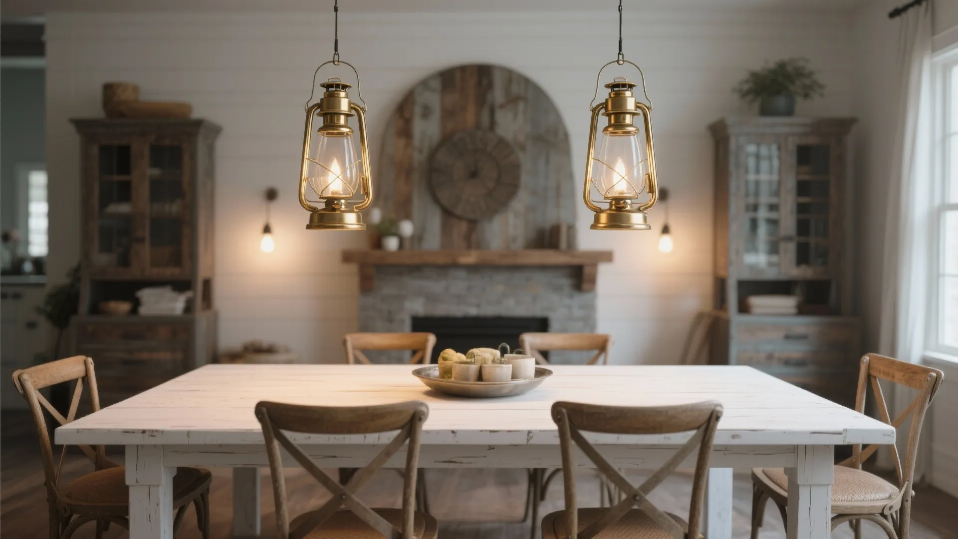 5. Lantern-Style Pendant Pairings