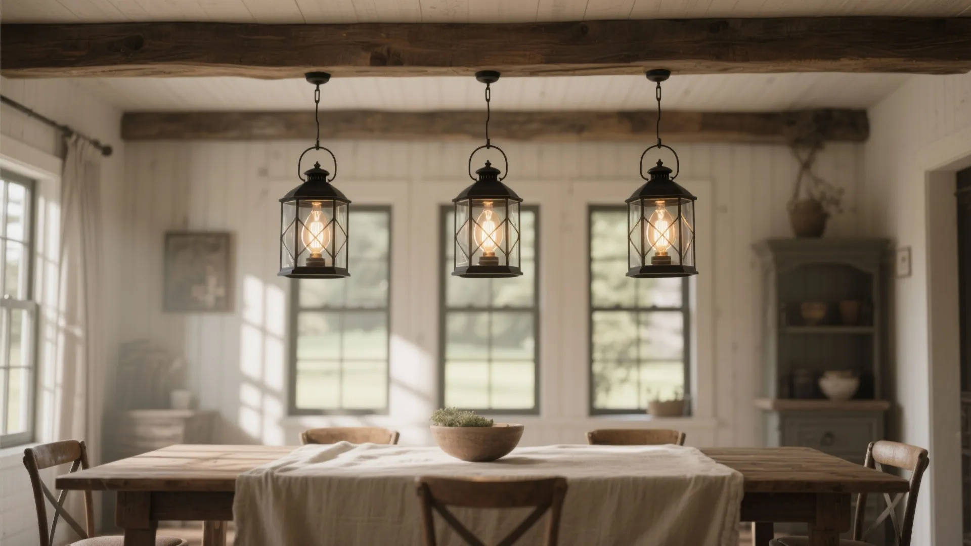 3. Lantern-Style Fixtures