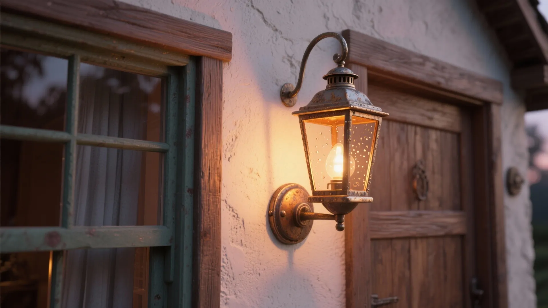 1. Lantern-style Sconce for Classic Curb Appeal