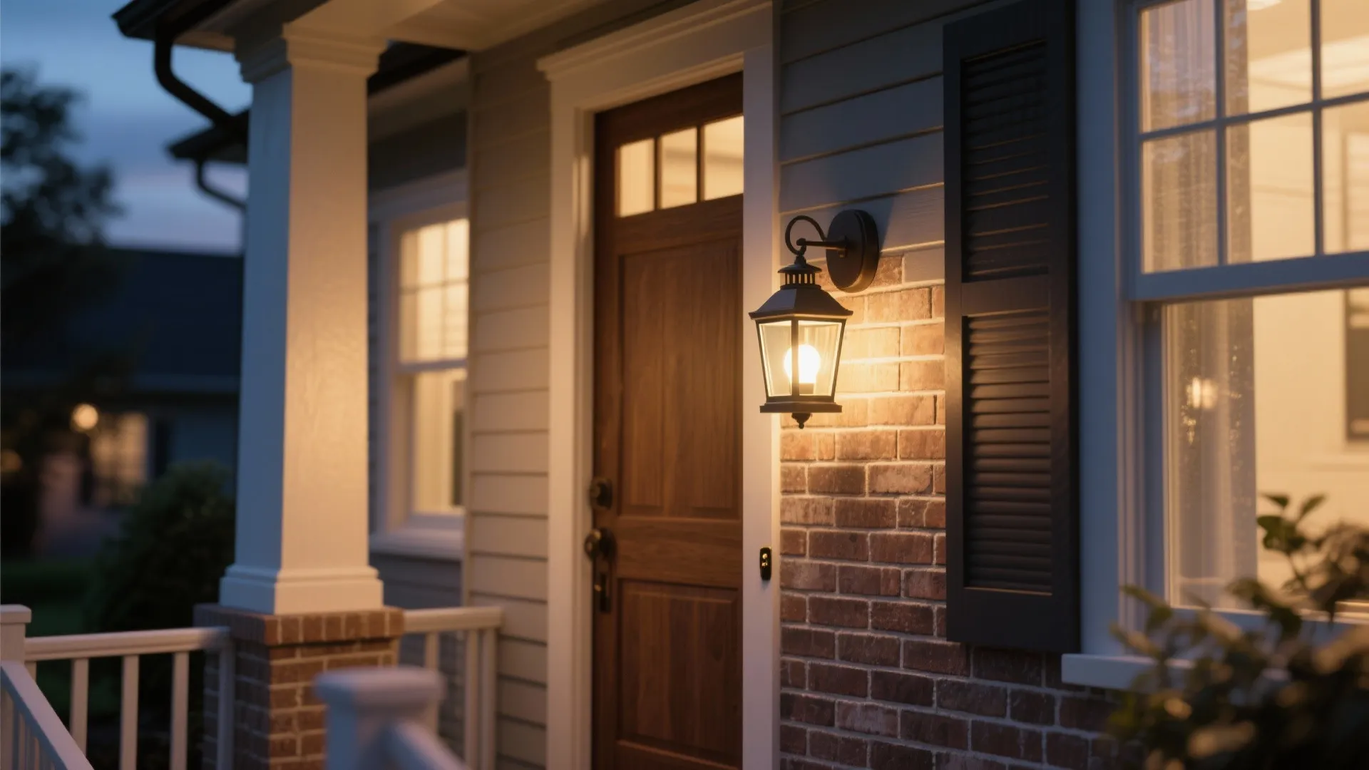 4. Lantern-Style LED Sconces for Transitional Homes