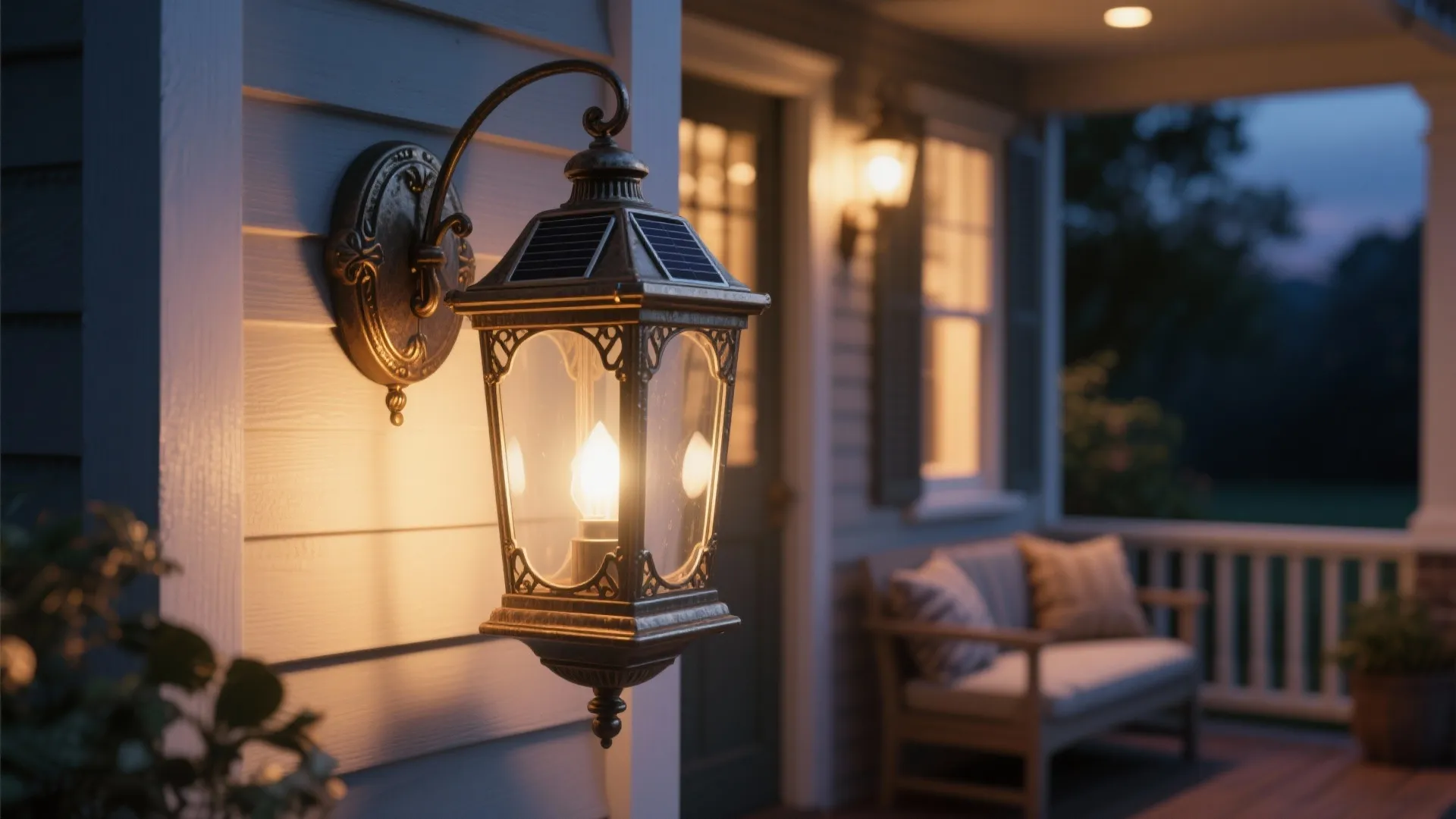 5. Decorative Lantern-Style Solar Fixtures