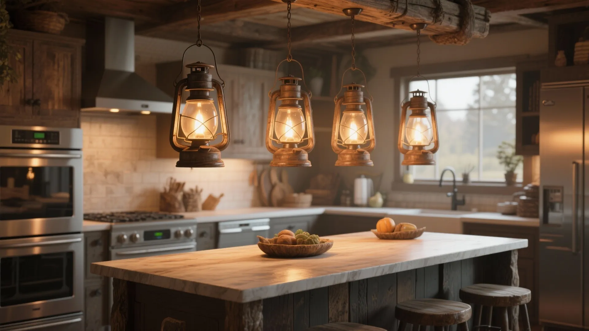 10. Lantern-Style Lighting