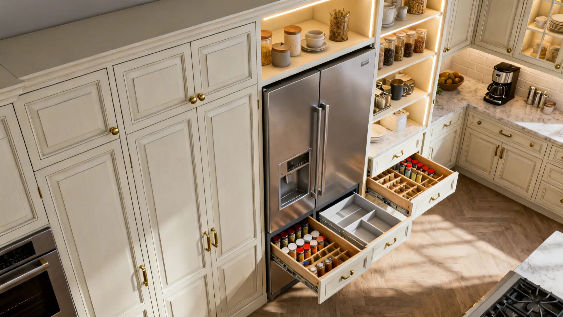 5) Larders, Pantries, and Hidden Appliances