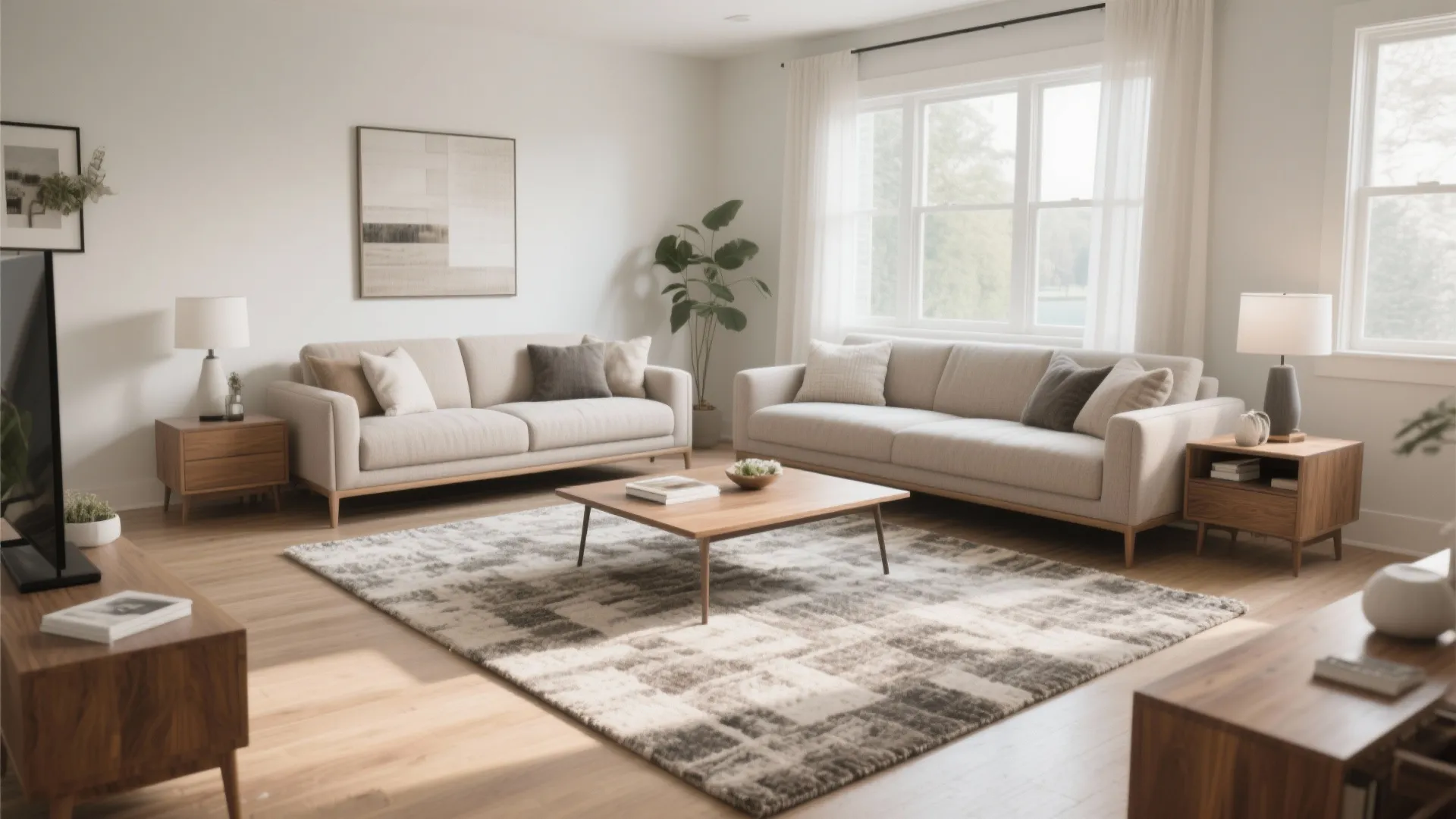 7. Area Rugs for Zoning