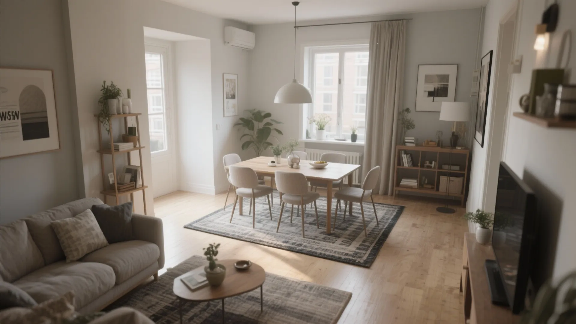 3. Large Area Rugs to Define the Space