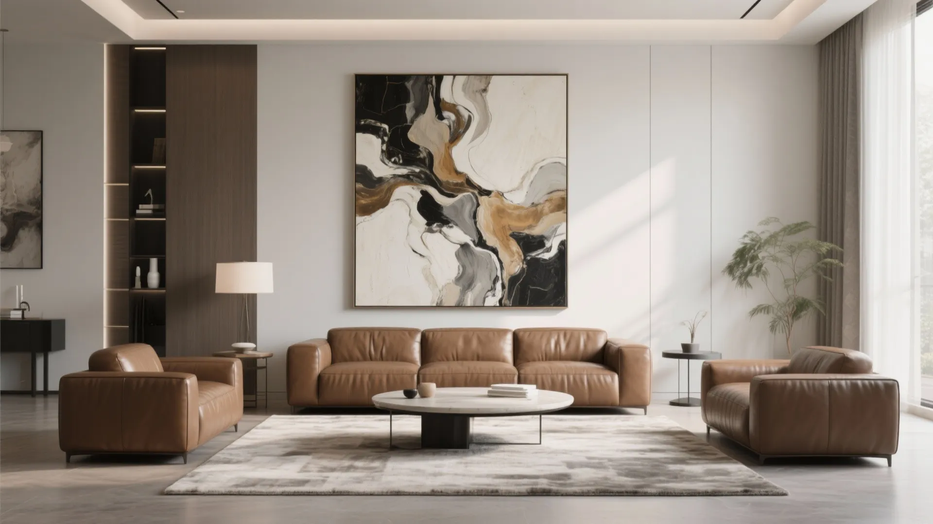 8. Large Wall Art as a Statement