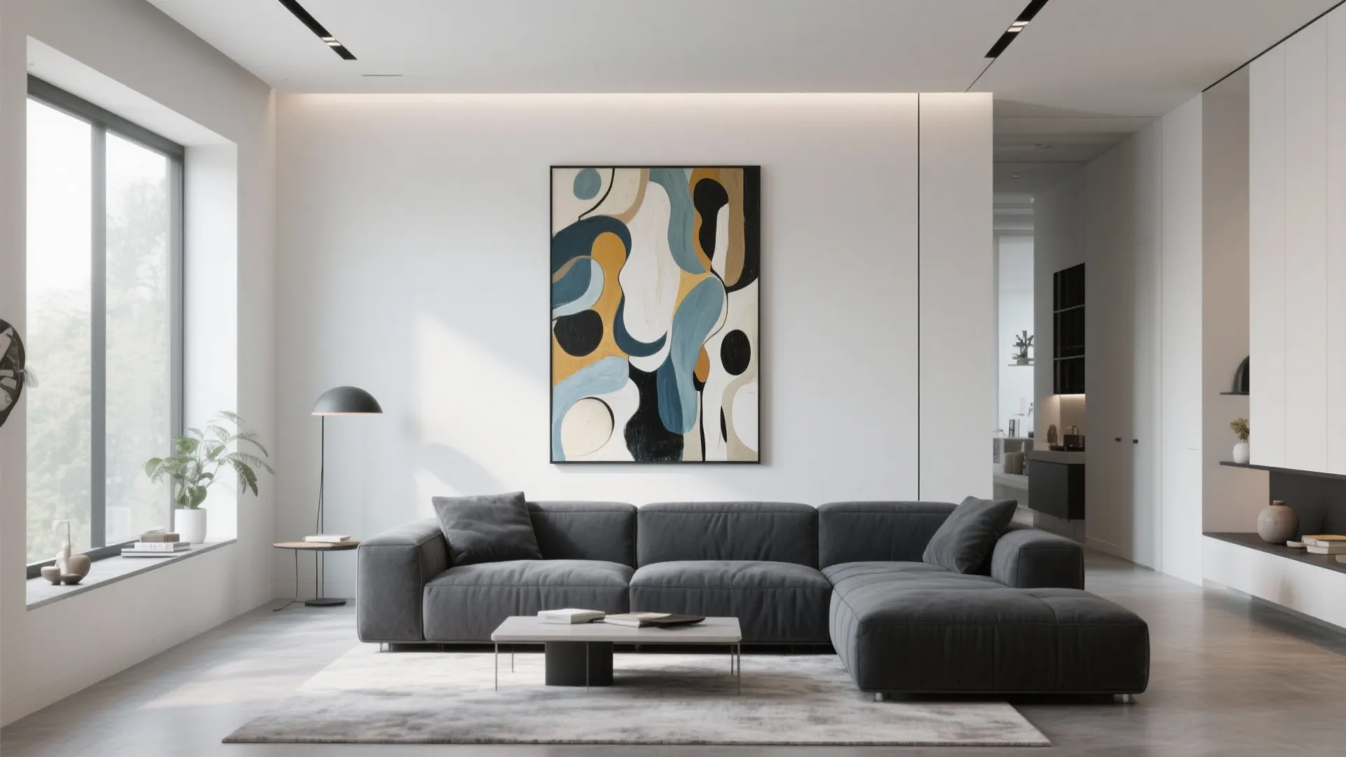 10. Large-Scale Art Above the Sectional
