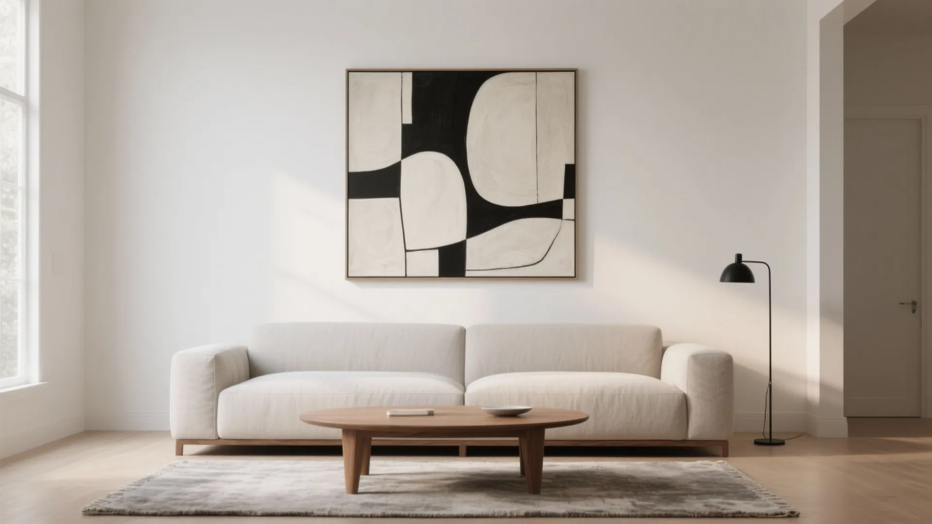 Large-Scale Statement Art + Negative Space