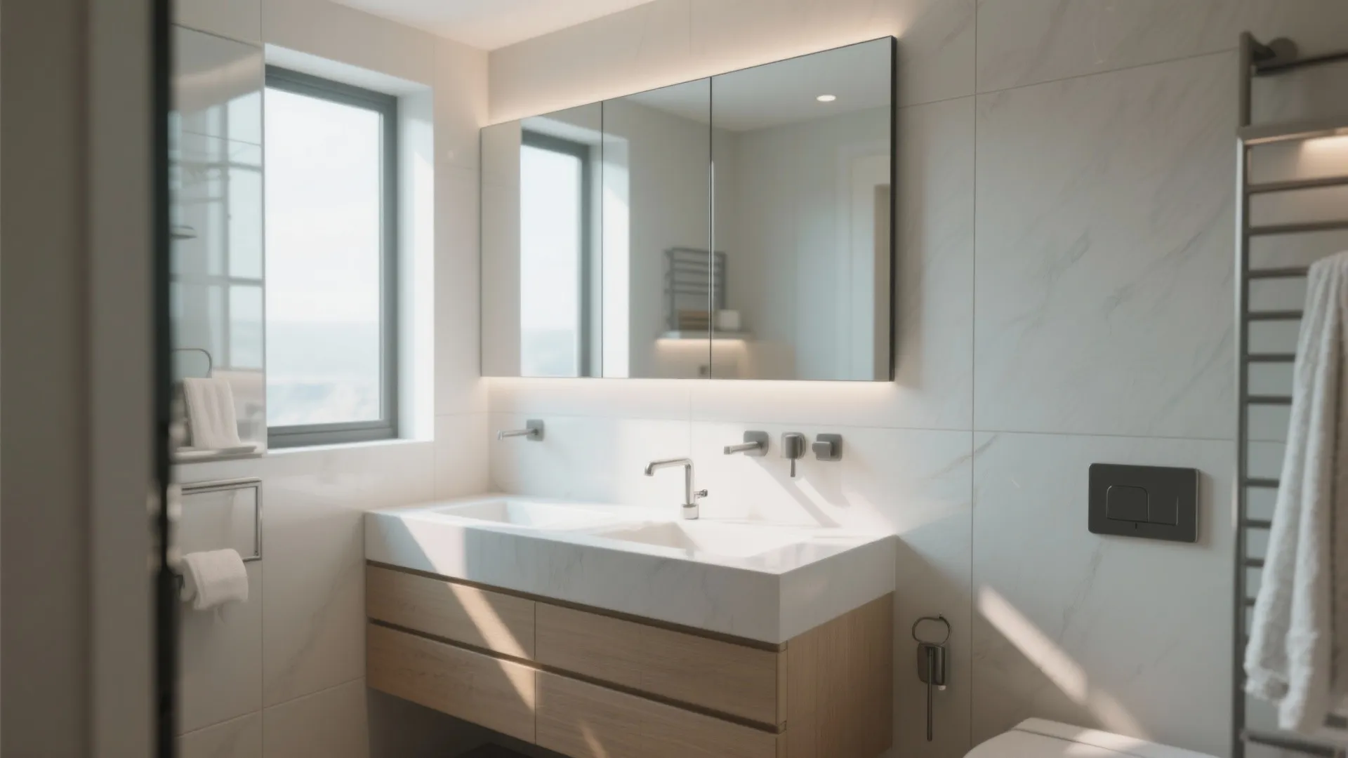 6. Add a Large Mirror