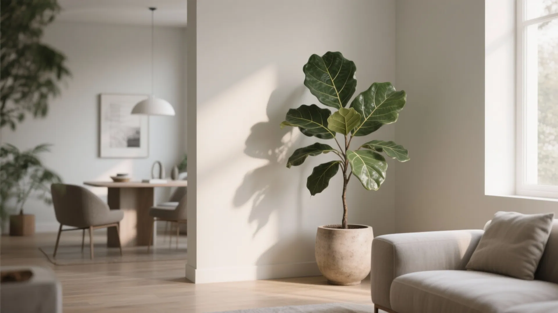 3. Large Statement Plant in Corner