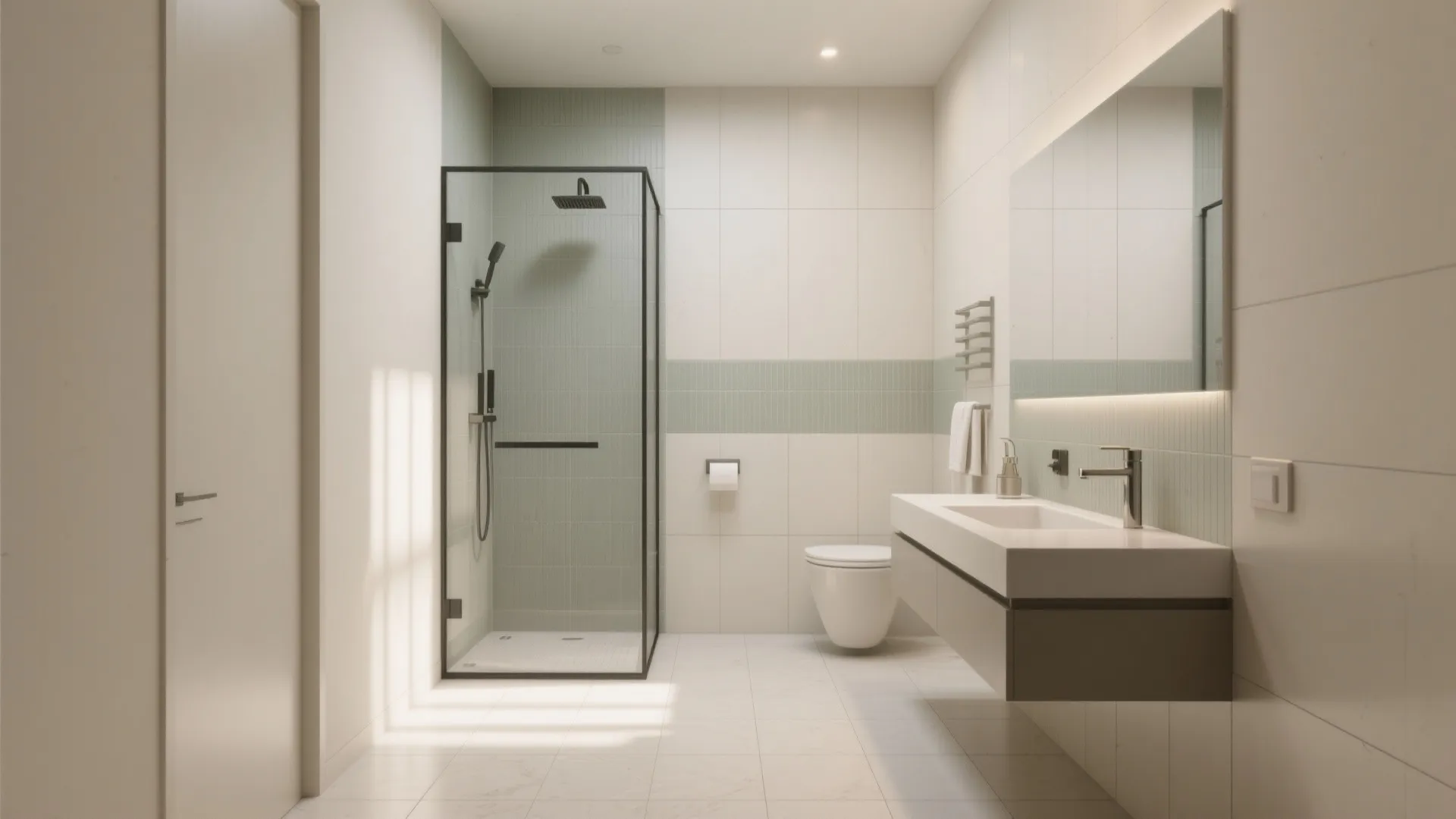 1) Go large-format to calm the room