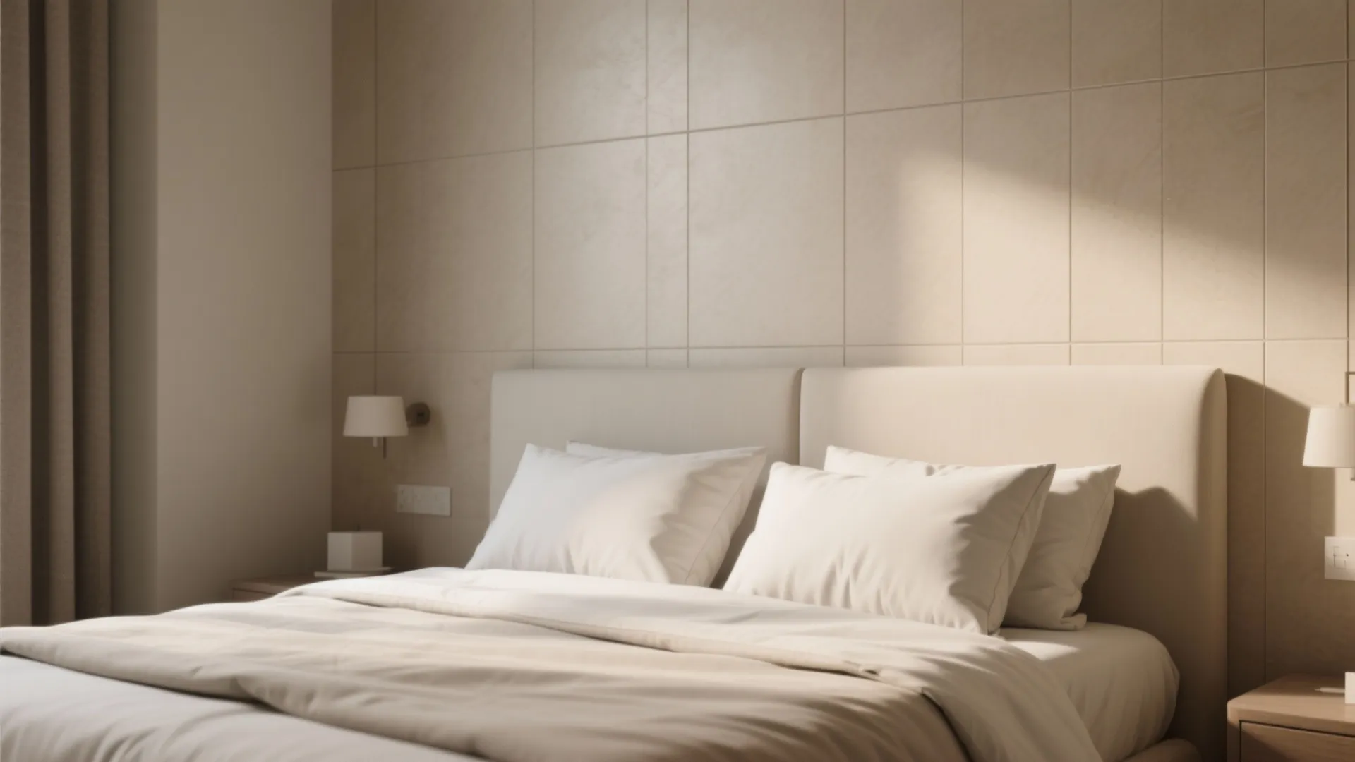 Calm Neutrals with Large-Format Tiles