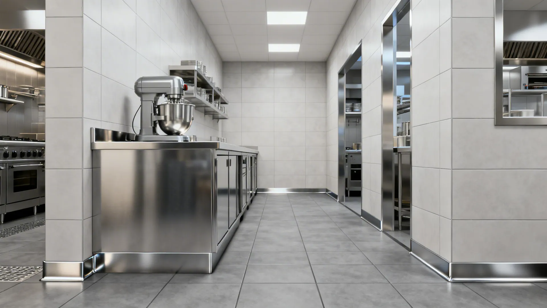 Large-Format Tiles to Minimize Grout Lines