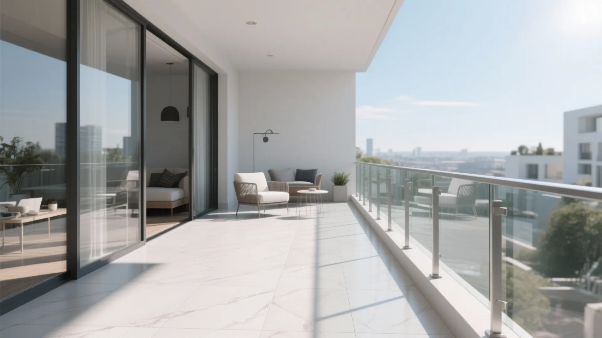 9. Large-Format Porcelain Tiles