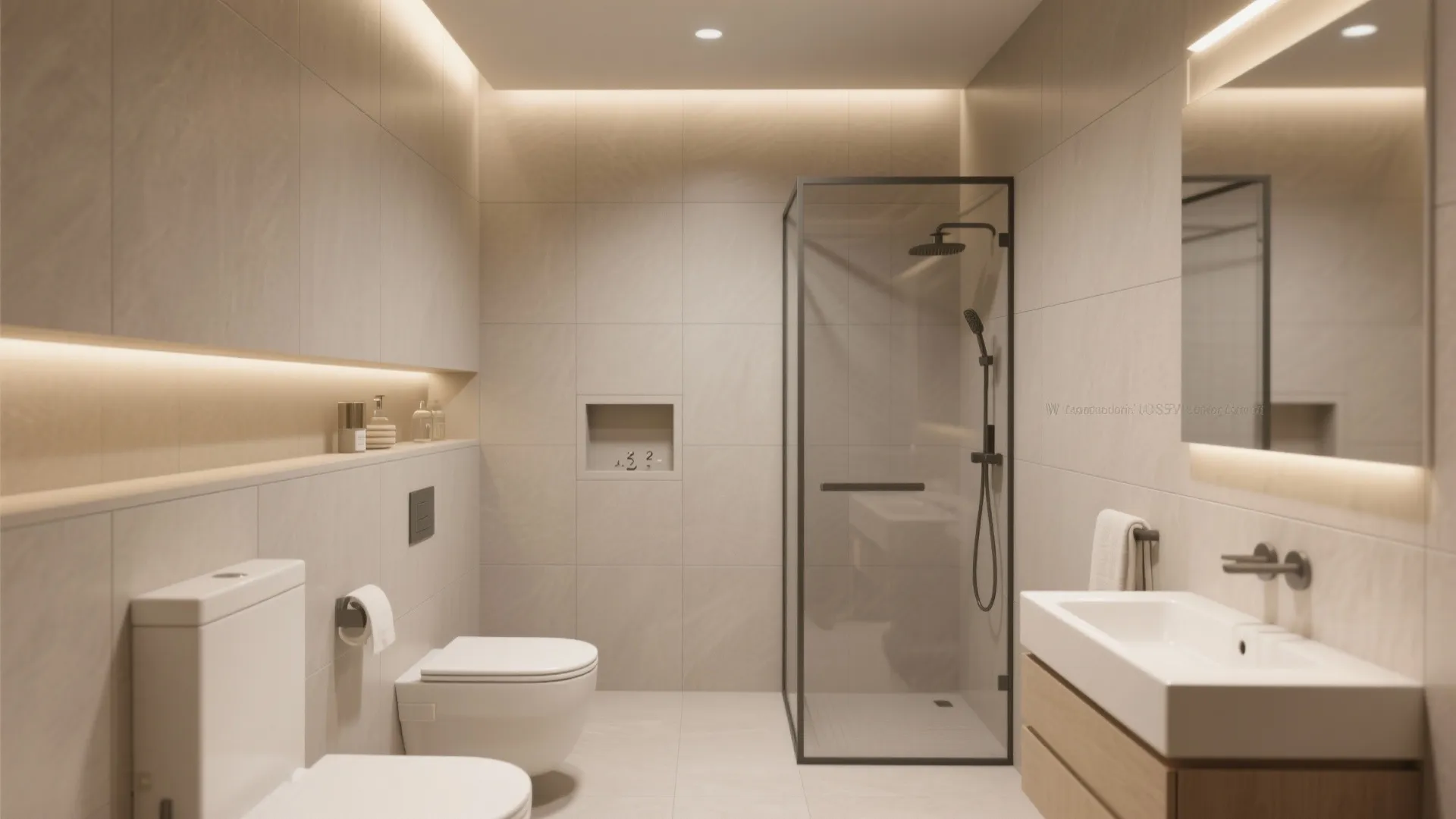 Large-format porcelain for fewer grout lines