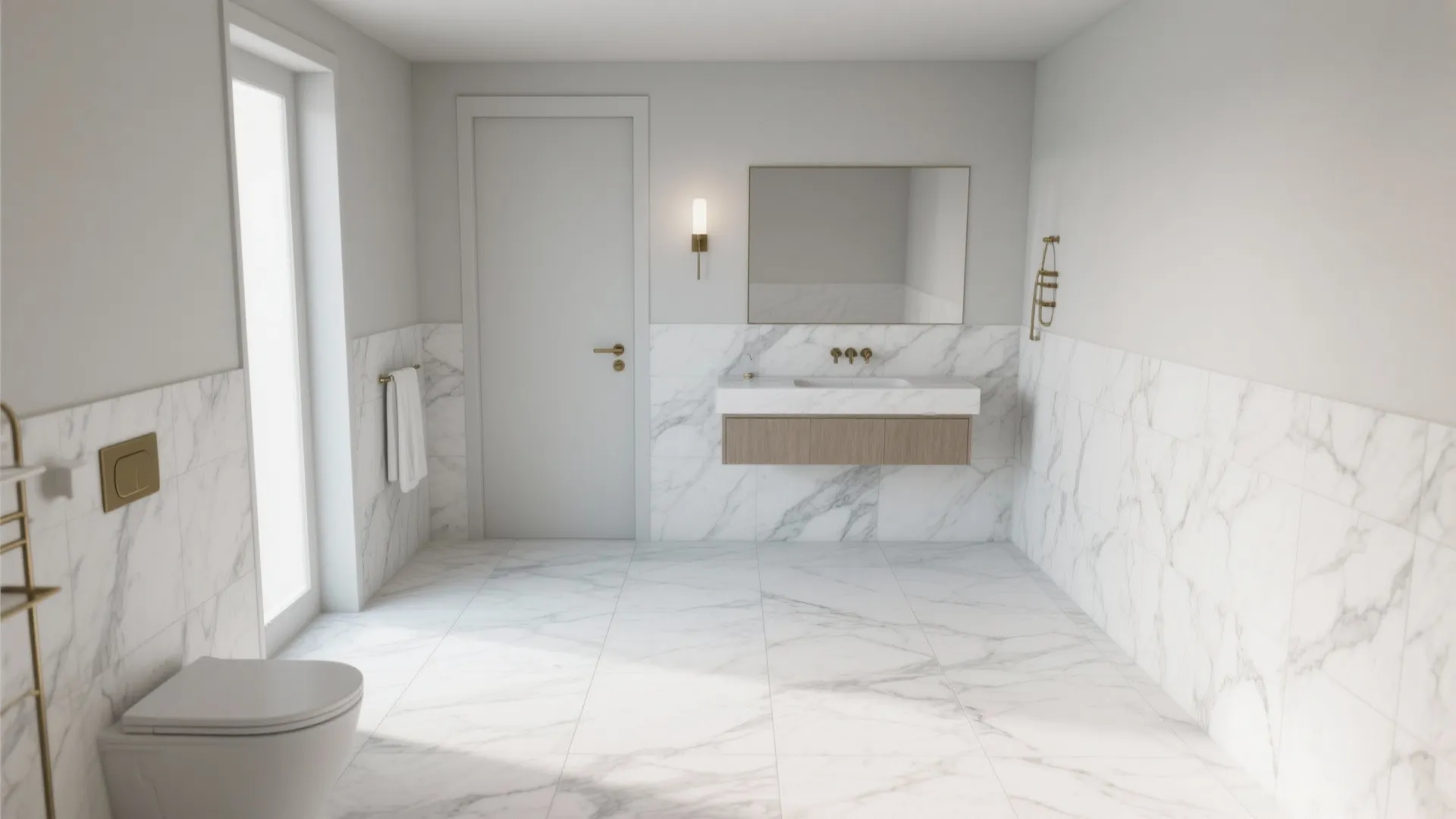 Seamless Large-Format Marble