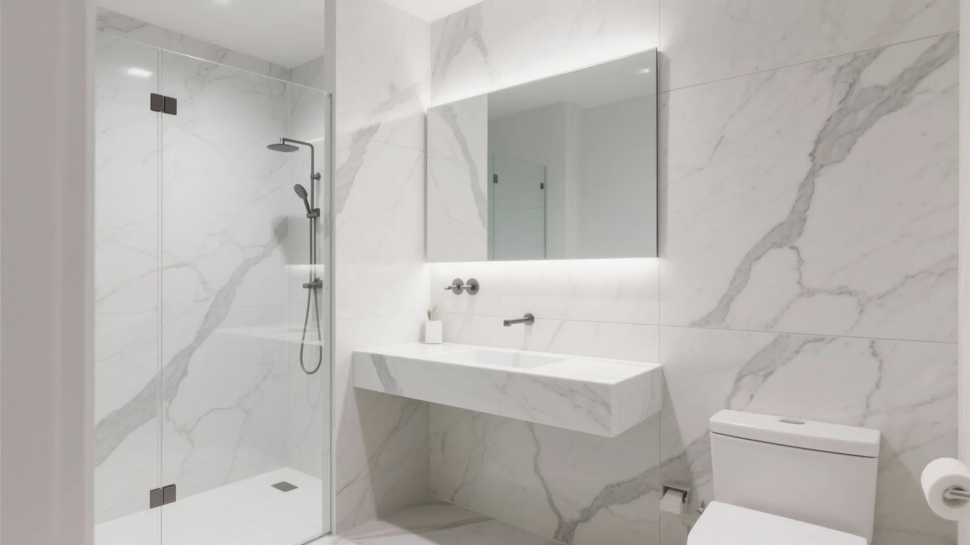 Monochrome Veining With Large-Format Panels