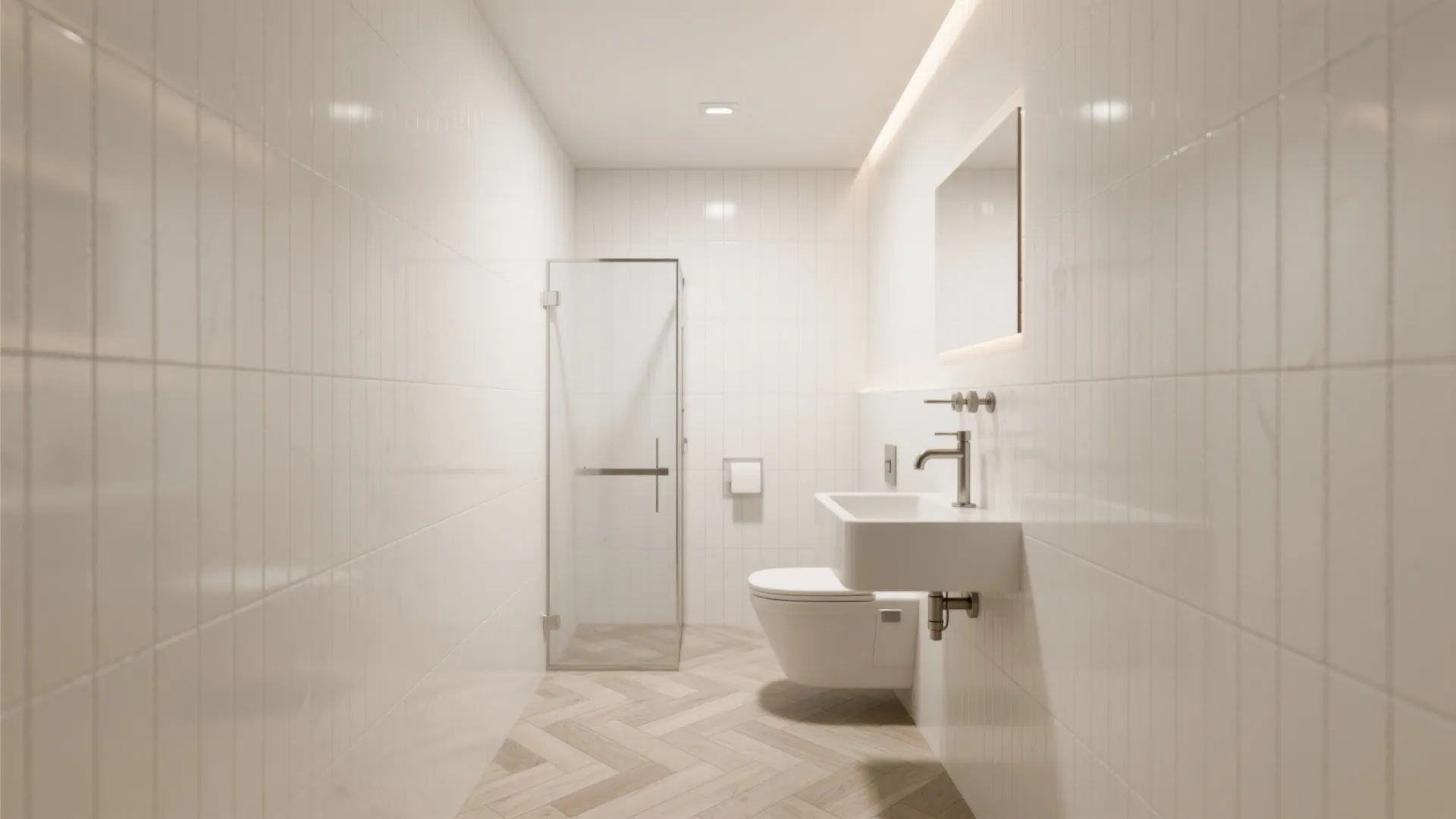 5) Scale and Pattern: Mix Large-Format Walls with Subtle Direction