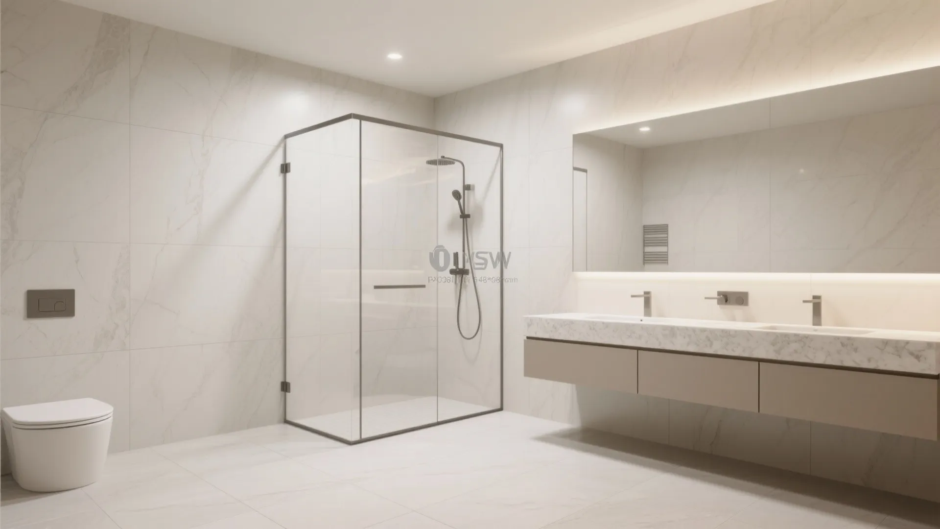 Large-Format Porcelain to Minimize Grout Lines