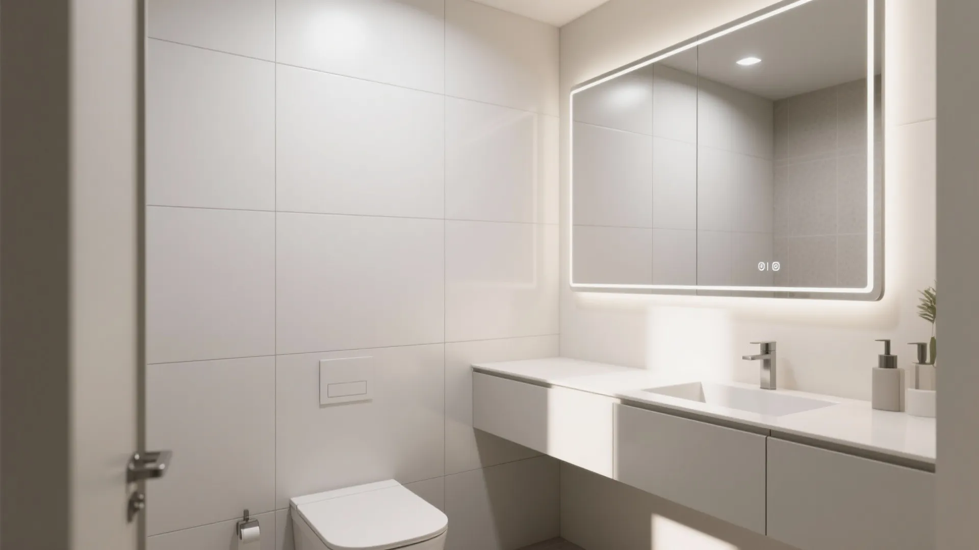 Large-Format Porcelain for Cleaner Lines