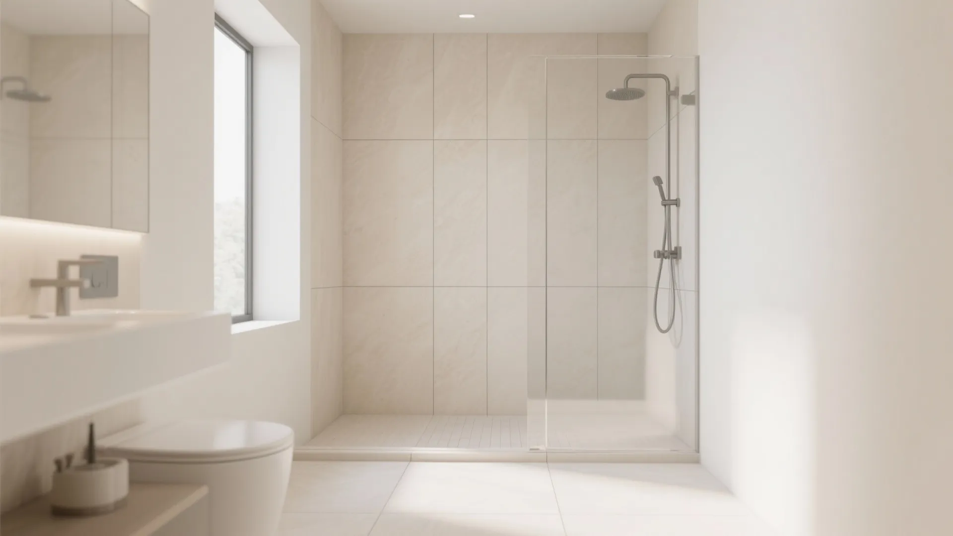 Large-Format Porcelain, Fewer Grout Lines