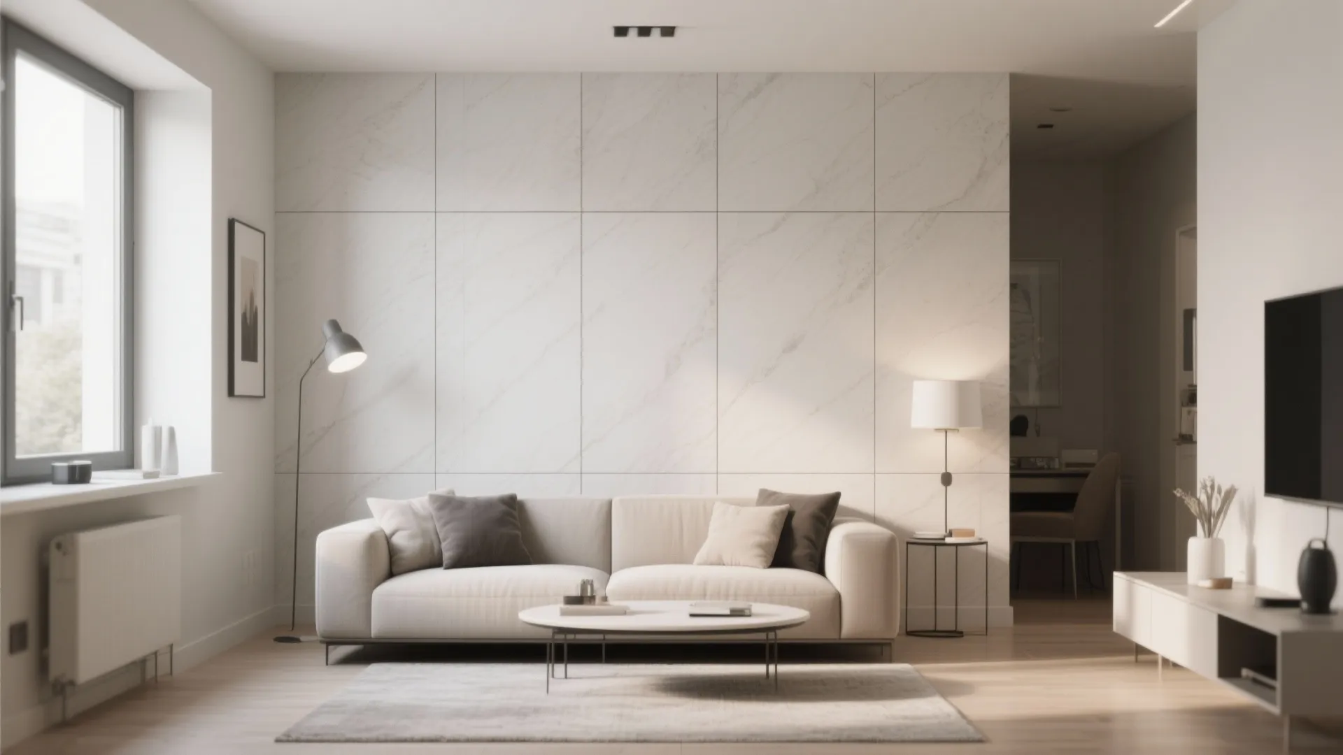 2. Large-Format Porcelain Panels