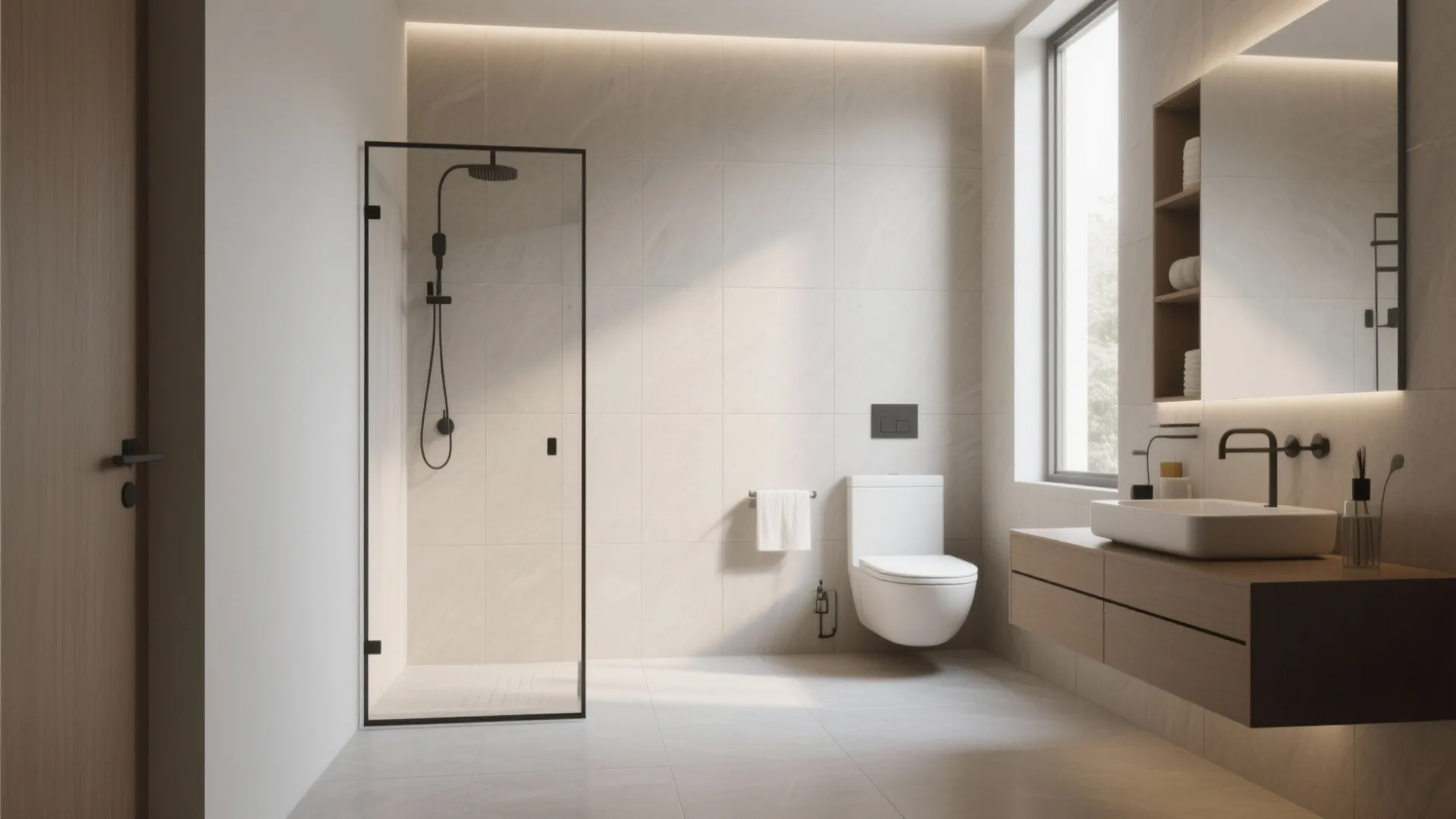 1. Large-Format Porcelain