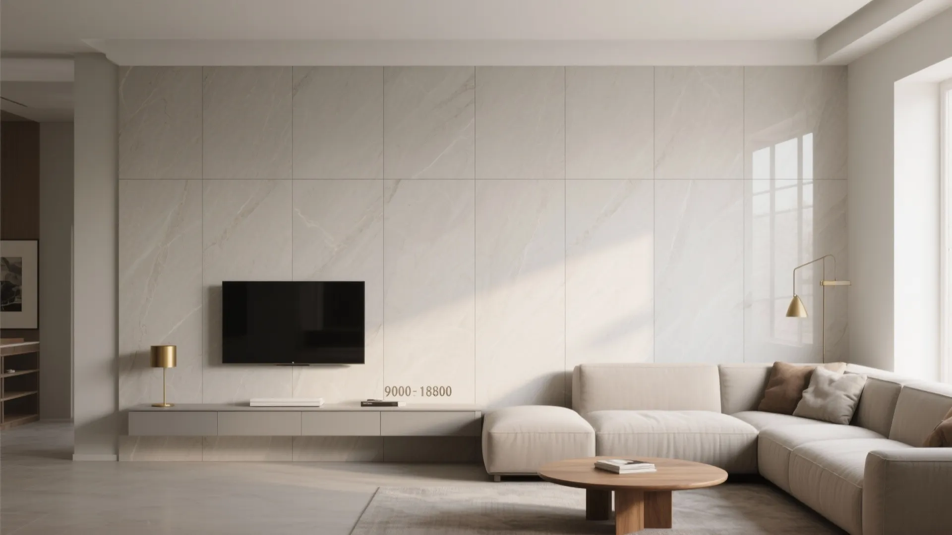 Large-format porcelain for a seamless statement