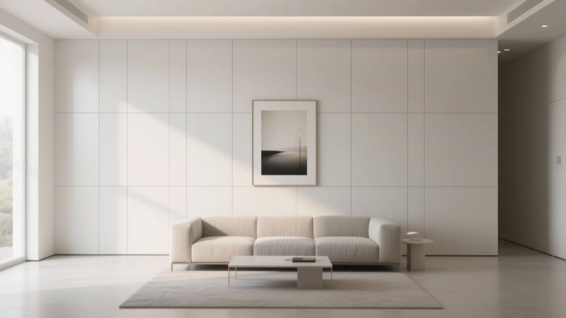 2. Large-format Porcelain for a Minimalist Statement