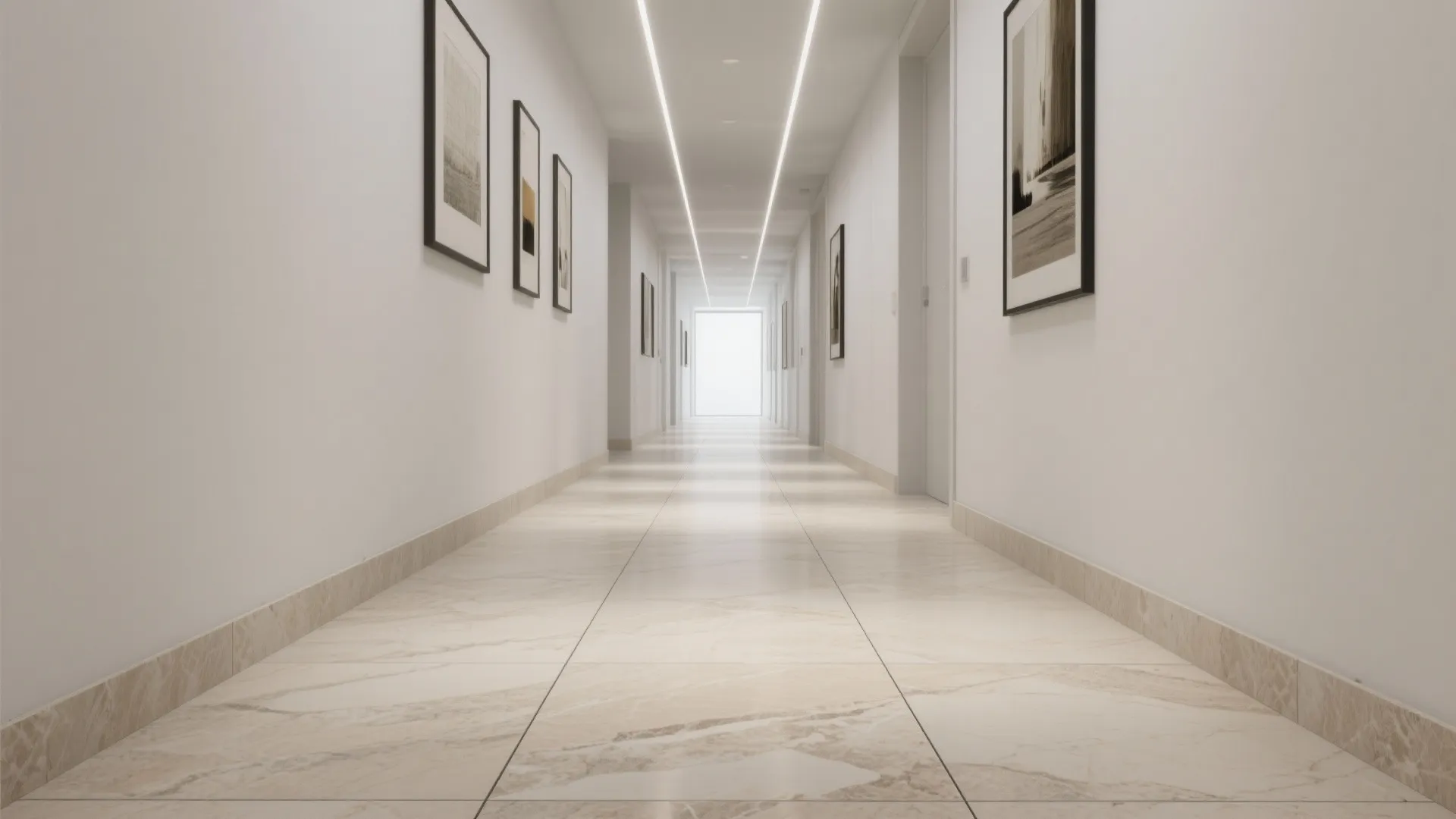 Large-Format Stone-Look, Minimal Grout Lines