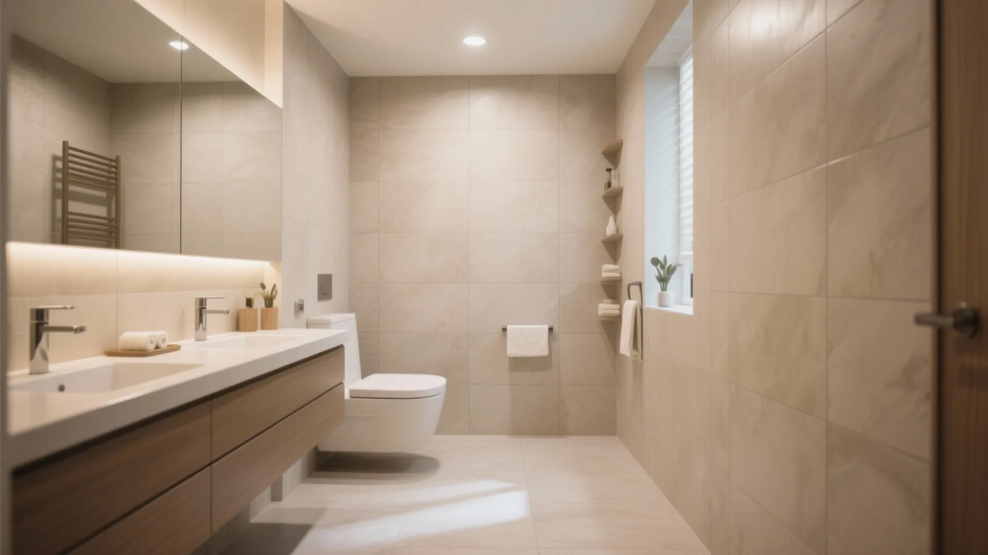 4. Large Format for a Luxe Feel