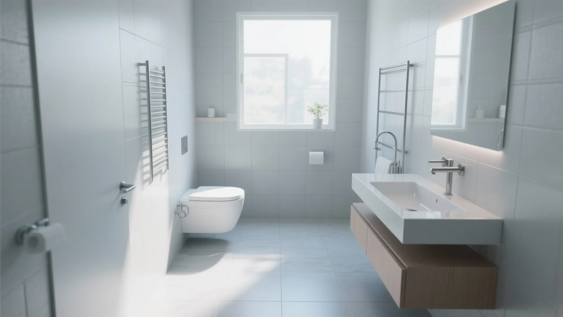 7. Large-Format Porcelain Tiles