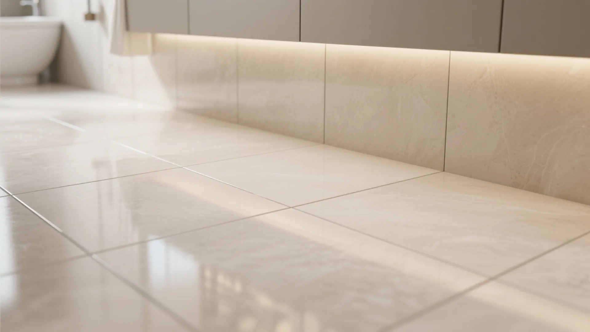 4. Large Format Tiles to Minimize Grout Lines