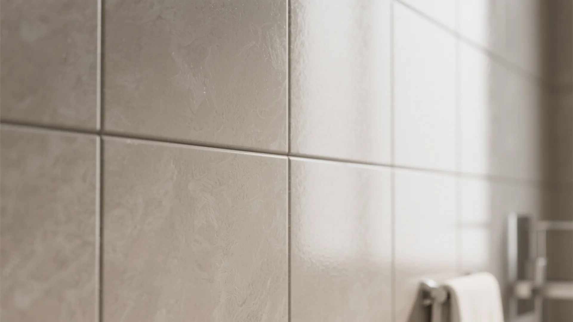 4. Large-format tiles to reduce grout lines