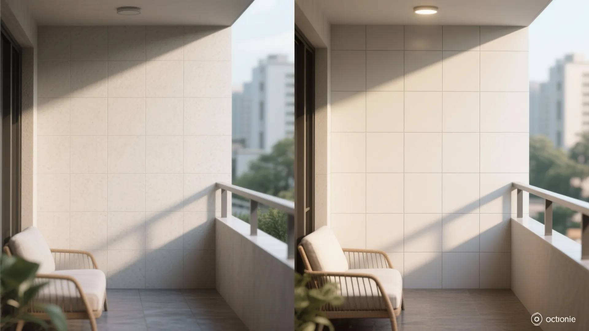 5. Large-format Tiles for Illusion of Space