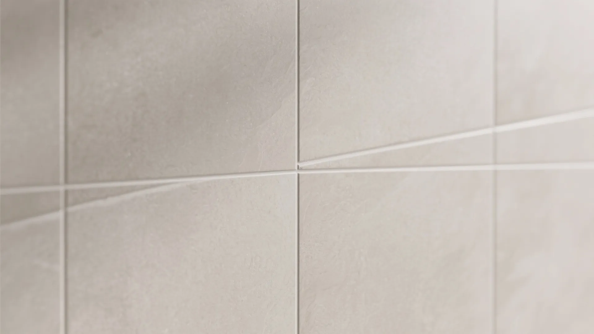 1. Large-format tiles with minimal grout lines