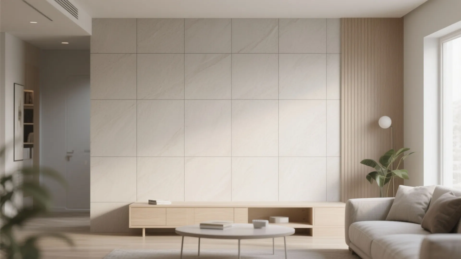 4. Large-format tiles for fewer lines