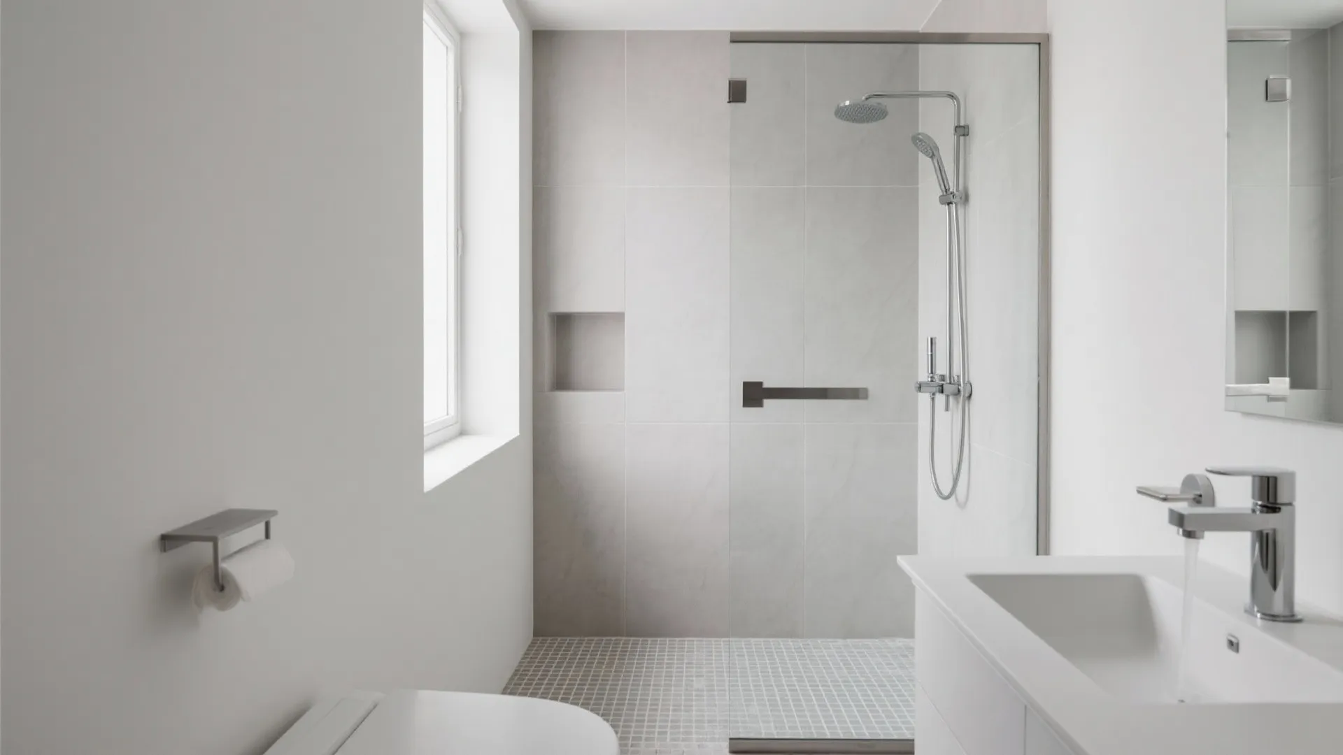 4. Large-format walls with ultra-thin grout lines