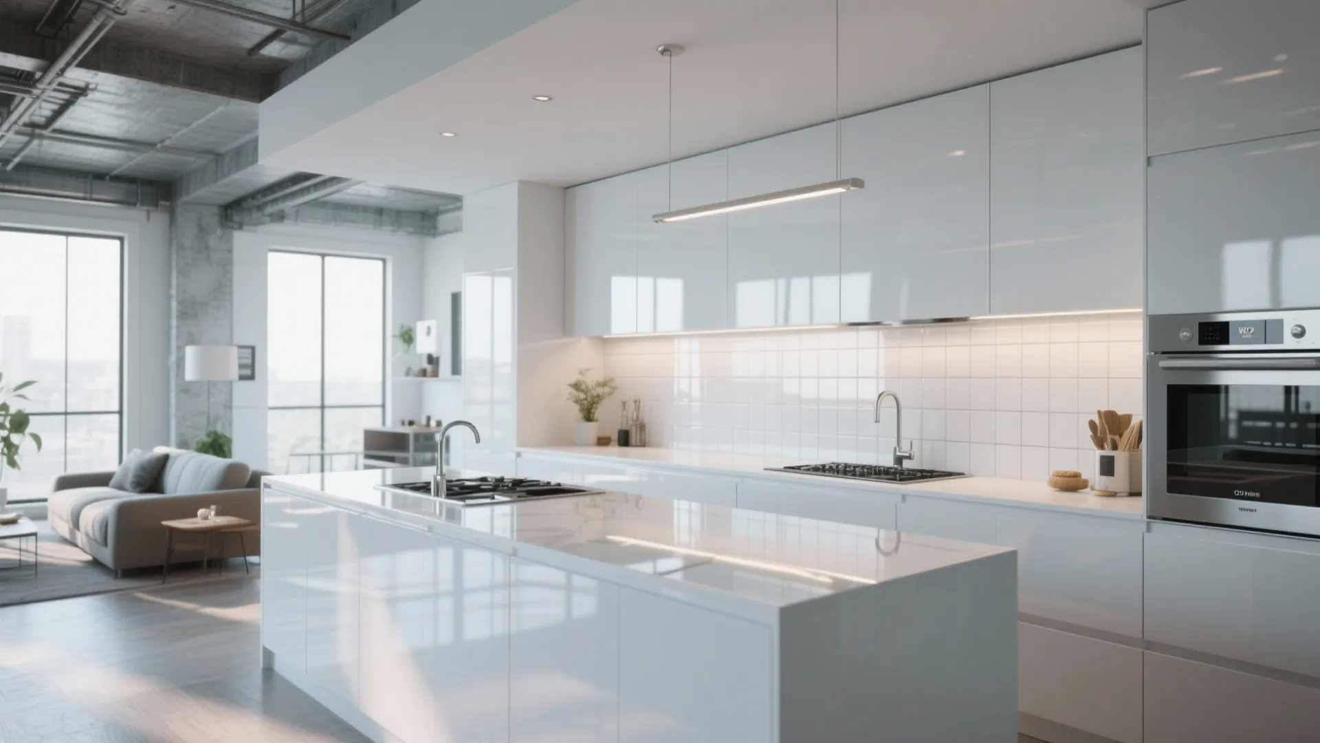 3. Large Format Gloss for Seamless Shine