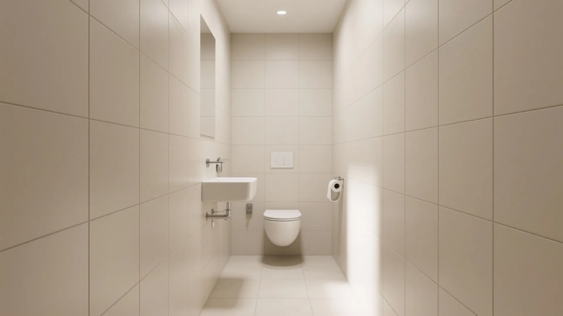 3. Large Tiles in Light Shades