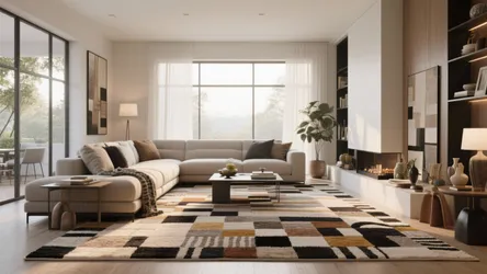 10 Inspiring Ways to Style 12x14 Area Rugs for Living Rooms
