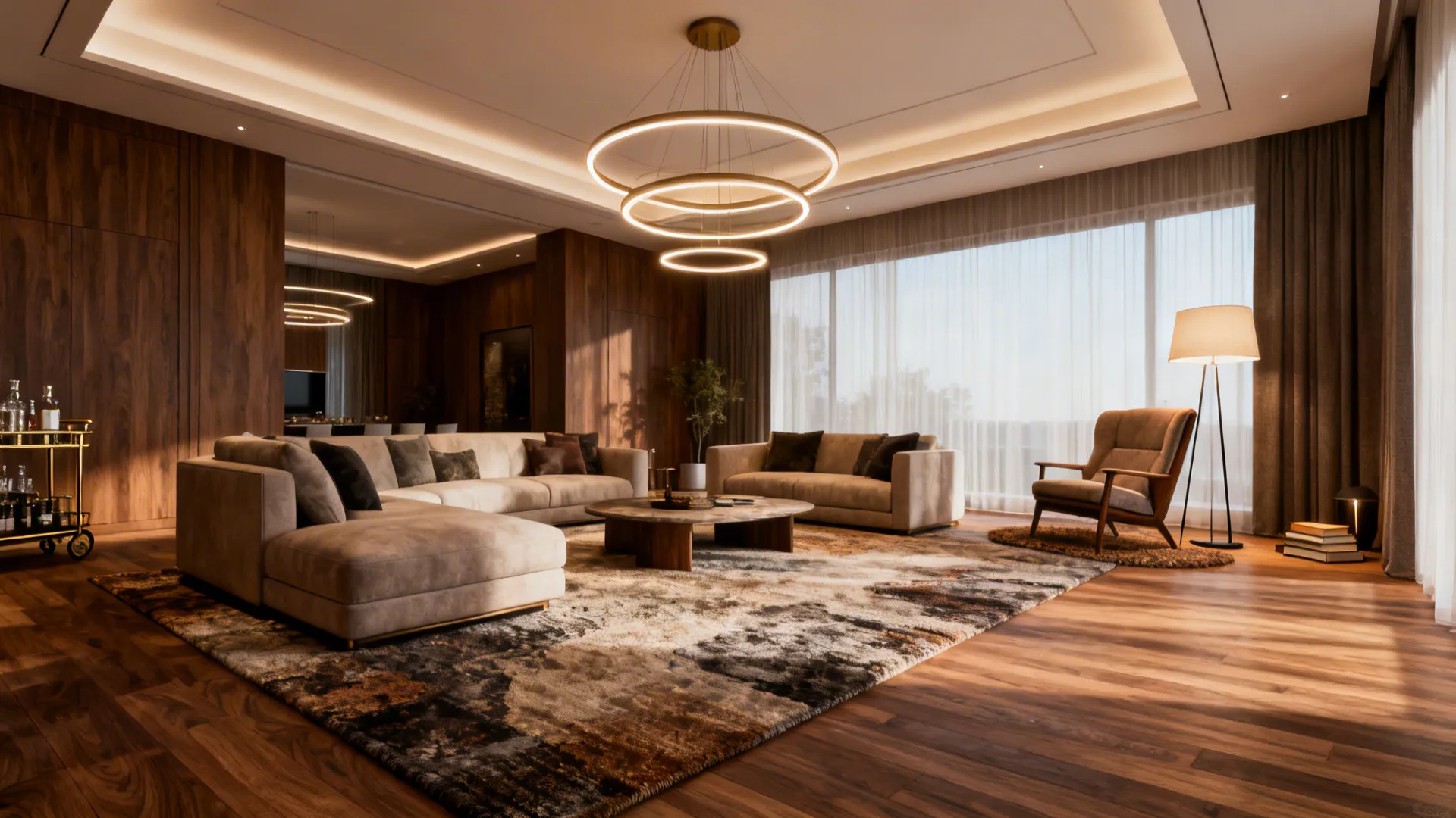 5. Luxurious layout tips for larger living rooms