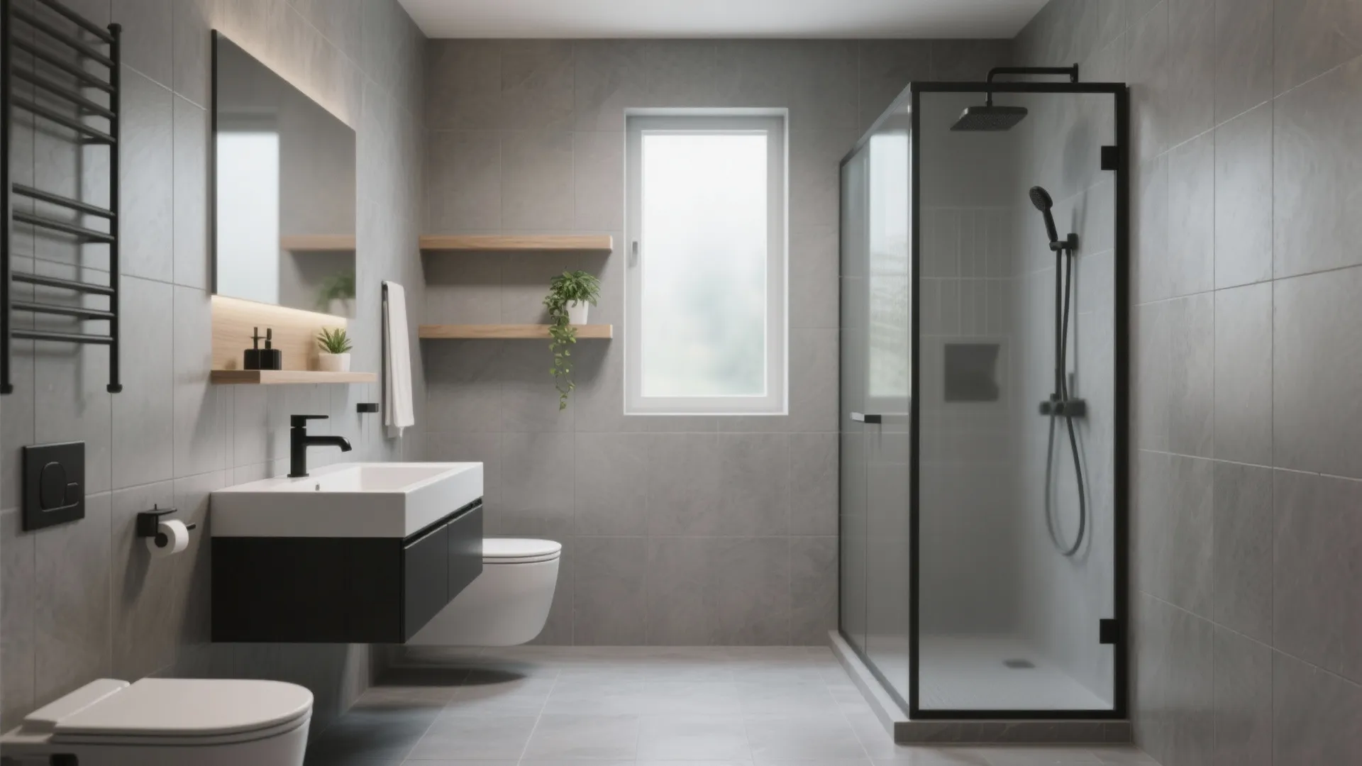 5 Modern Gray Bathroom Tile Ideas: Stylish gray tile inspirations for small and modern bathrooms, from patterns to textures