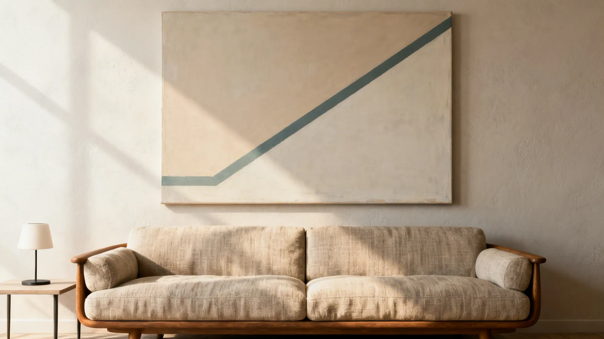 1. Large-Scale Minimalist Canvas