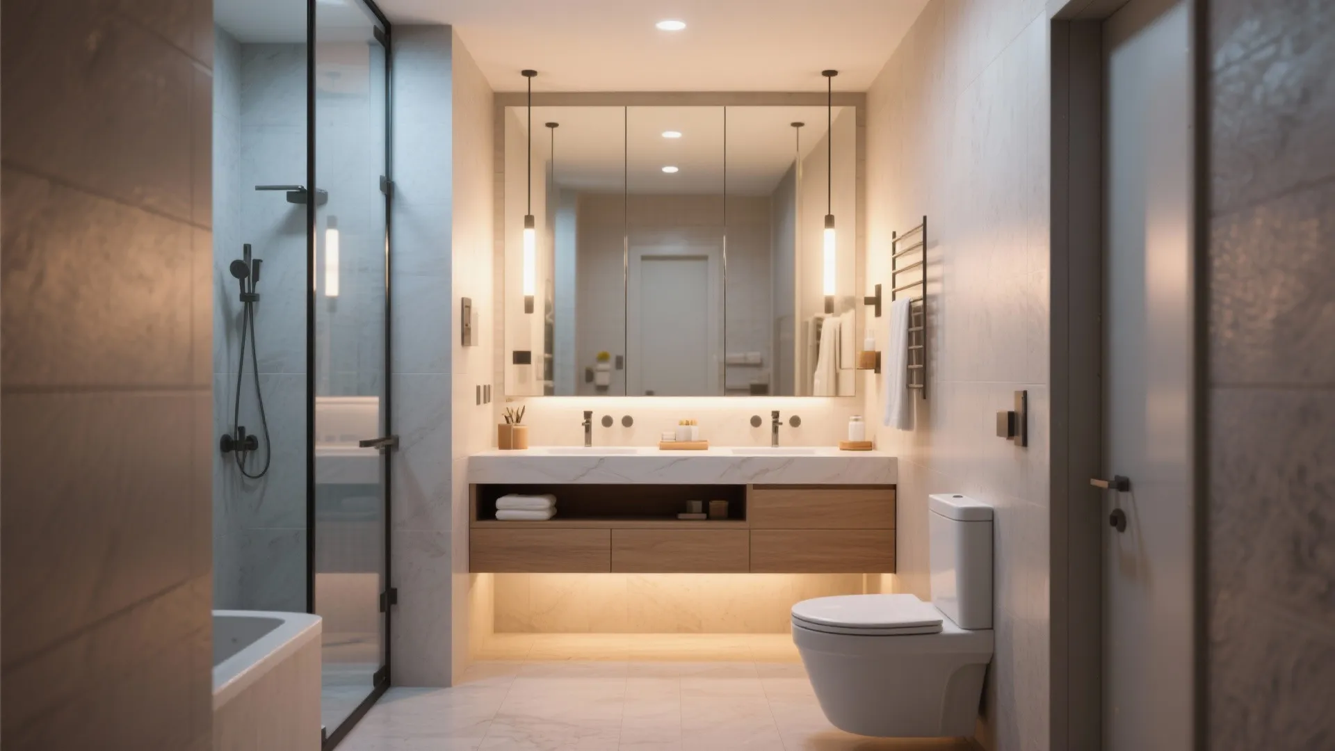 4. Large Mirror for Depth